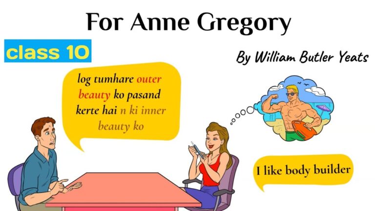 For Anne Gregory